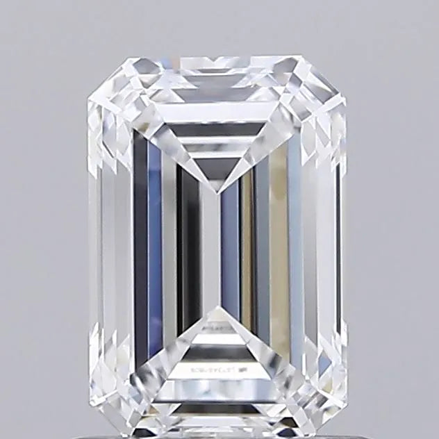 1.09ct Emerald Lab Grown Diamond (Colour D, Clarity IF, IGI Certified)