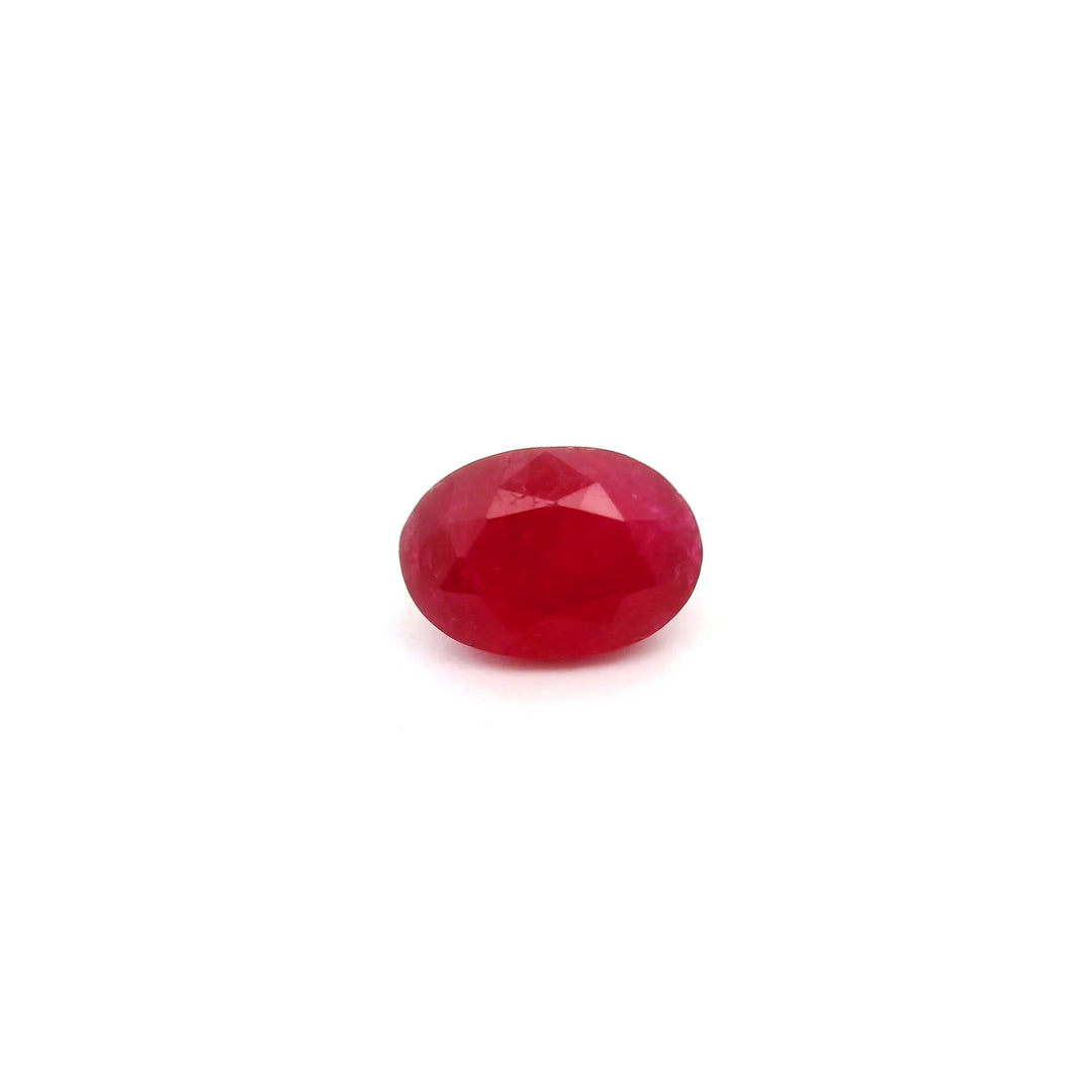 1.19ct Oval Natural Ruby (Colour Red, Clarity Moderately Included, Cut Faceted)