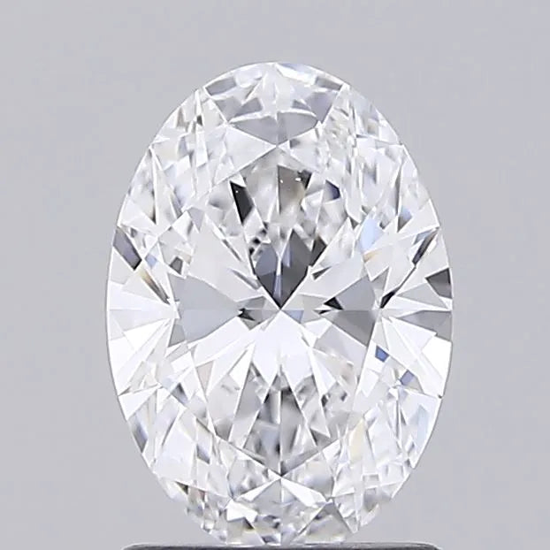 1.25ct Oval Lab Grown Diamond (Colour D, Clarity IF, Cut EX, IGI Certified)