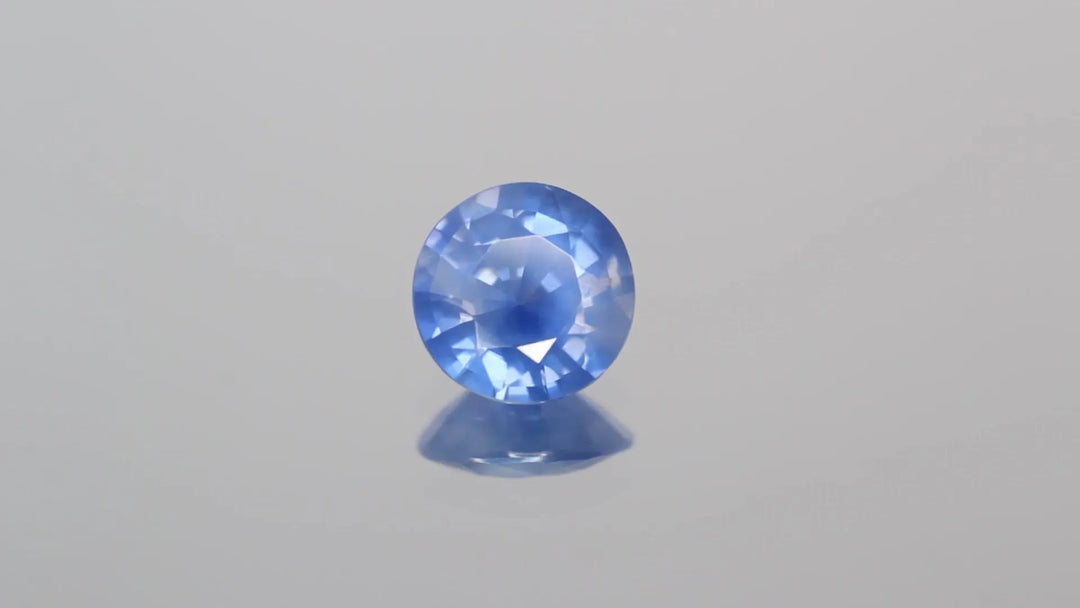 1.28ct Round Natural Sapphire (Colour Blue, Clarity Eye Clean, Cut Faceted)