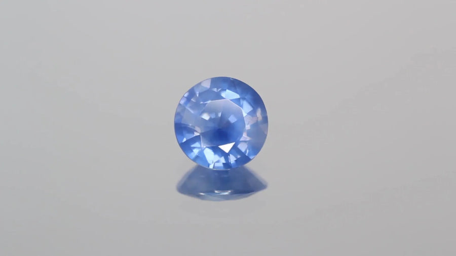 1.28ct Round Natural Sapphire (Colour Blue, Clarity Eye Clean, Cut Faceted)