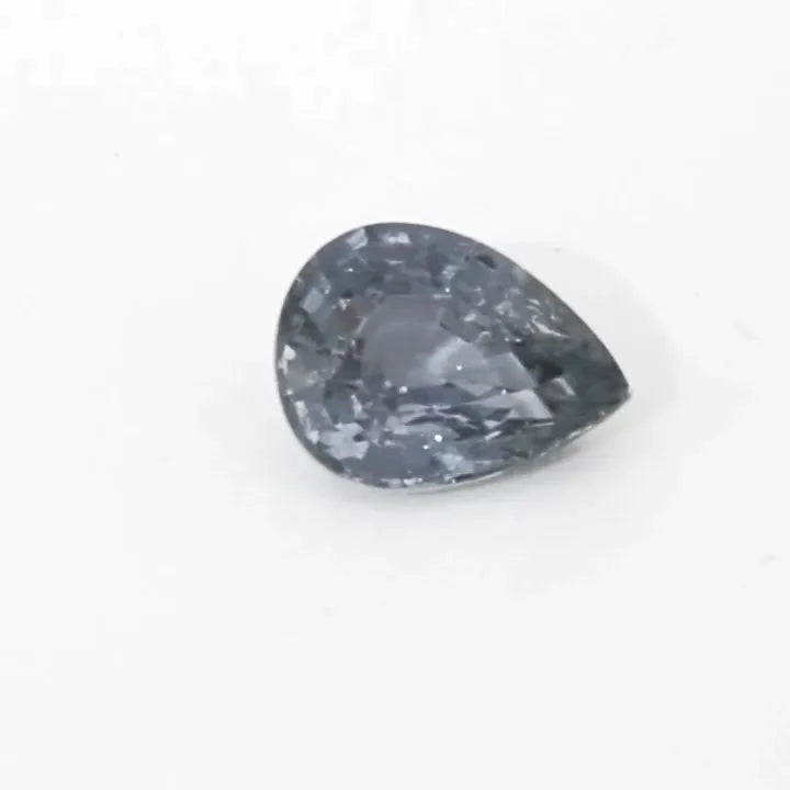 1.44ct Pear Natural Sapphire (Colour Purple, Clarity Slightly Included, Cut Faceted)