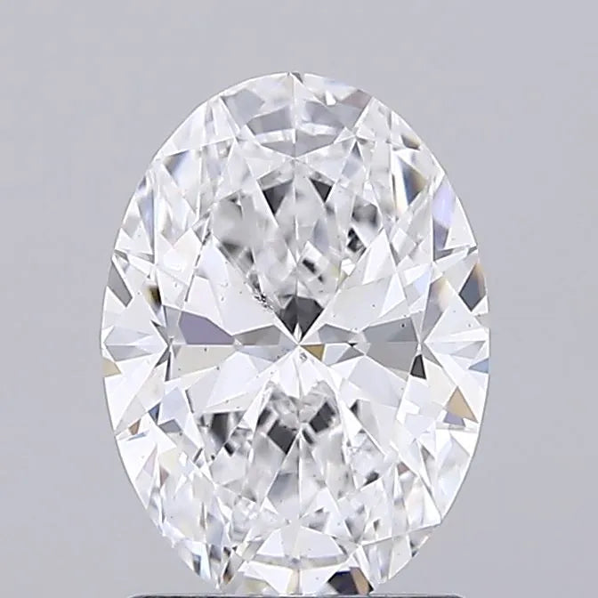1.50ct Oval Lab Grown Diamond (Colour D, Clarity VS2, IGI Certified)