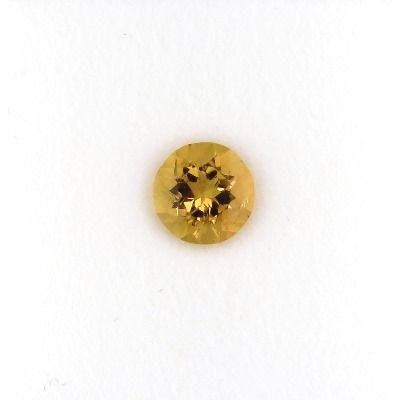 1.50ct Round Natural Beryl (Colour Yellow, Clarity Eye Clean, Cut Faceted)