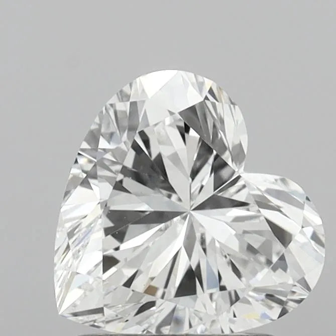 1.51ct Heart Lab Grown Diamond (Colour E, Clarity VVS2, IGI Certified)
