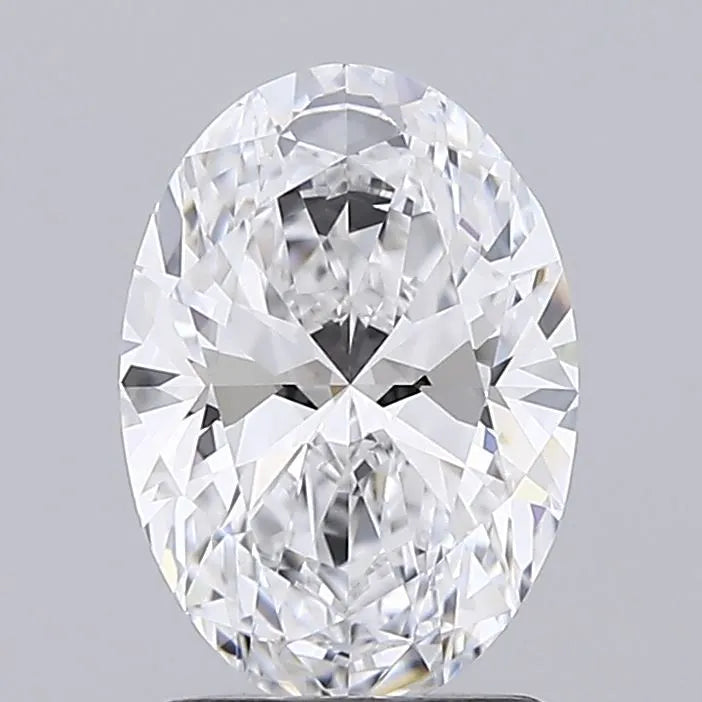 1.58ct Oval Lab Grown Diamond (Colour D, Clarity IF, IGI Certified)