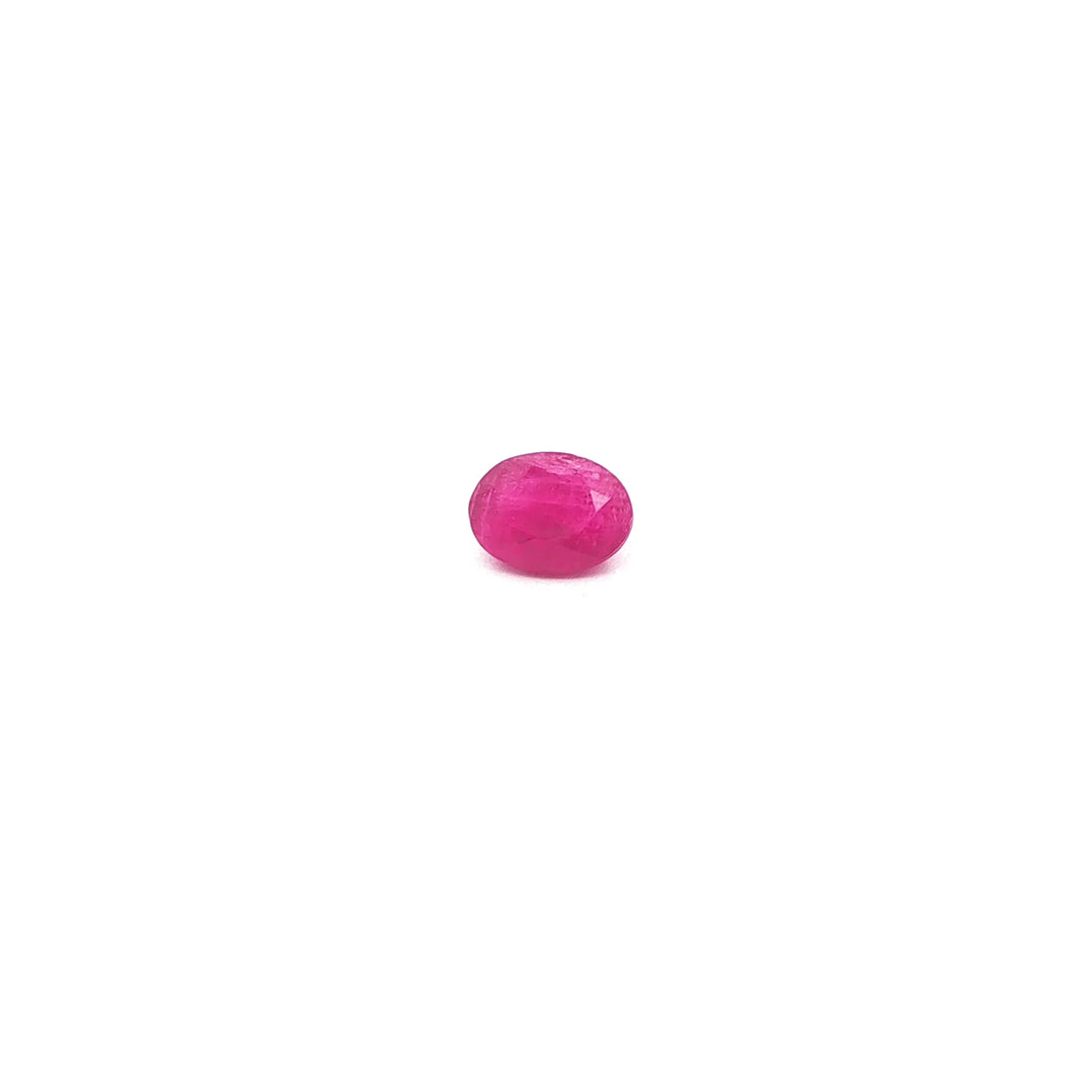 1.63ct Oval Natural Ruby (Colour Red, Clarity Moderately Included, Cut Faceted)
