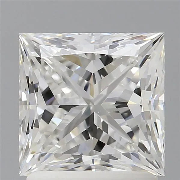 1.70ct Princess Natural Diamond (Colour F, Clarity VS2, GIA Certified)