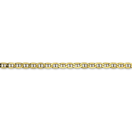 3.2mm Semi-Solid Anchor Chain in 10k Yellow Gold