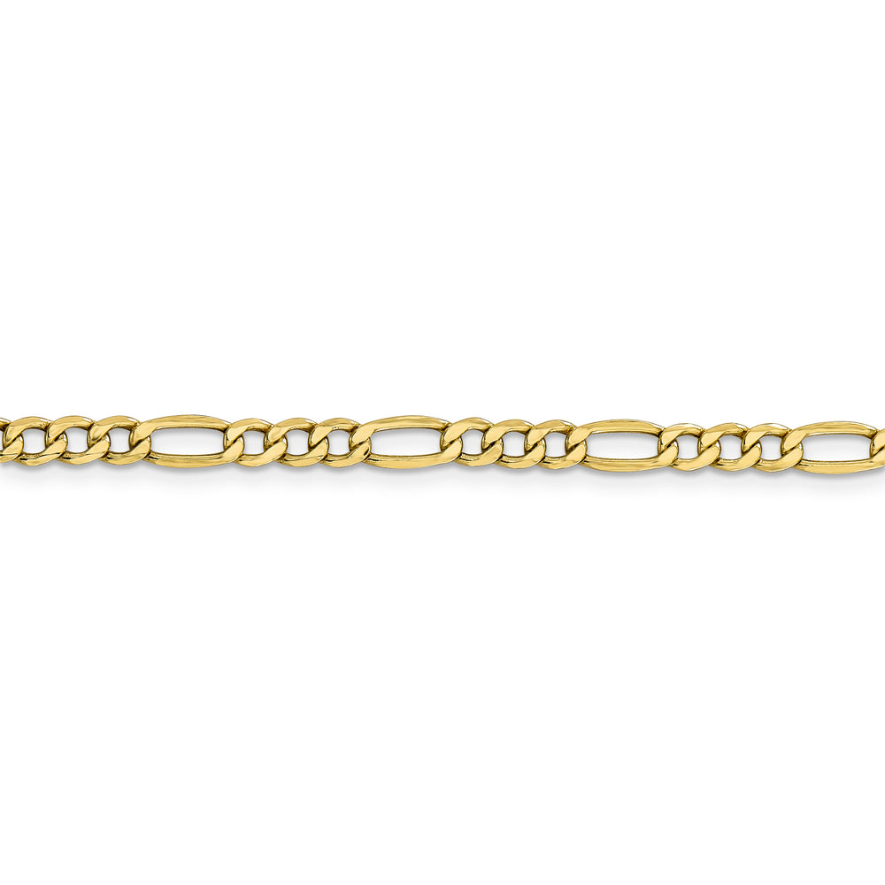 10k 4.2mm Semi-Solid Figaro Chain