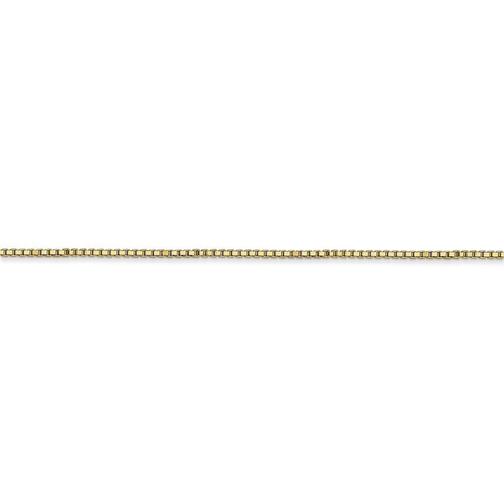 10k gold plated 1mm box chain