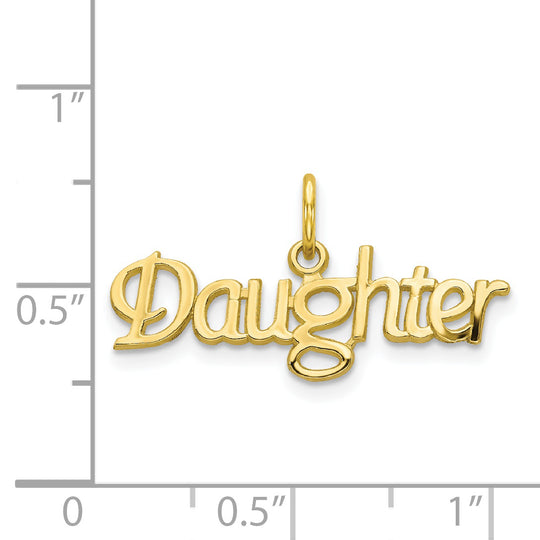 Dije Daughter en Oro Amarillo de 10k