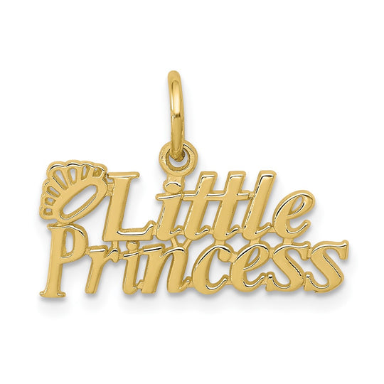 Dije "Little Princess" con Corona en Oro de 10K