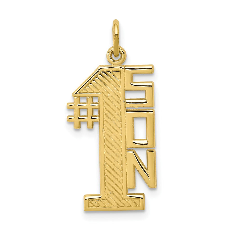Dije "Son" Diseño Lineado en Oro de 10K