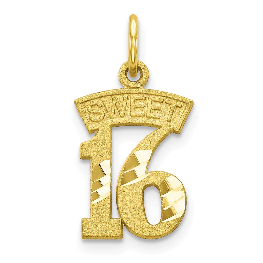 Dije Sweet 16 en Oro de 10k