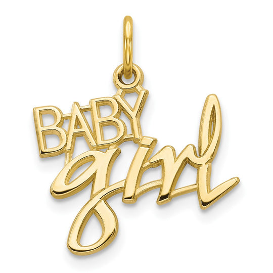 Dije "Baby Girl" en Oro Amarillo de 10k