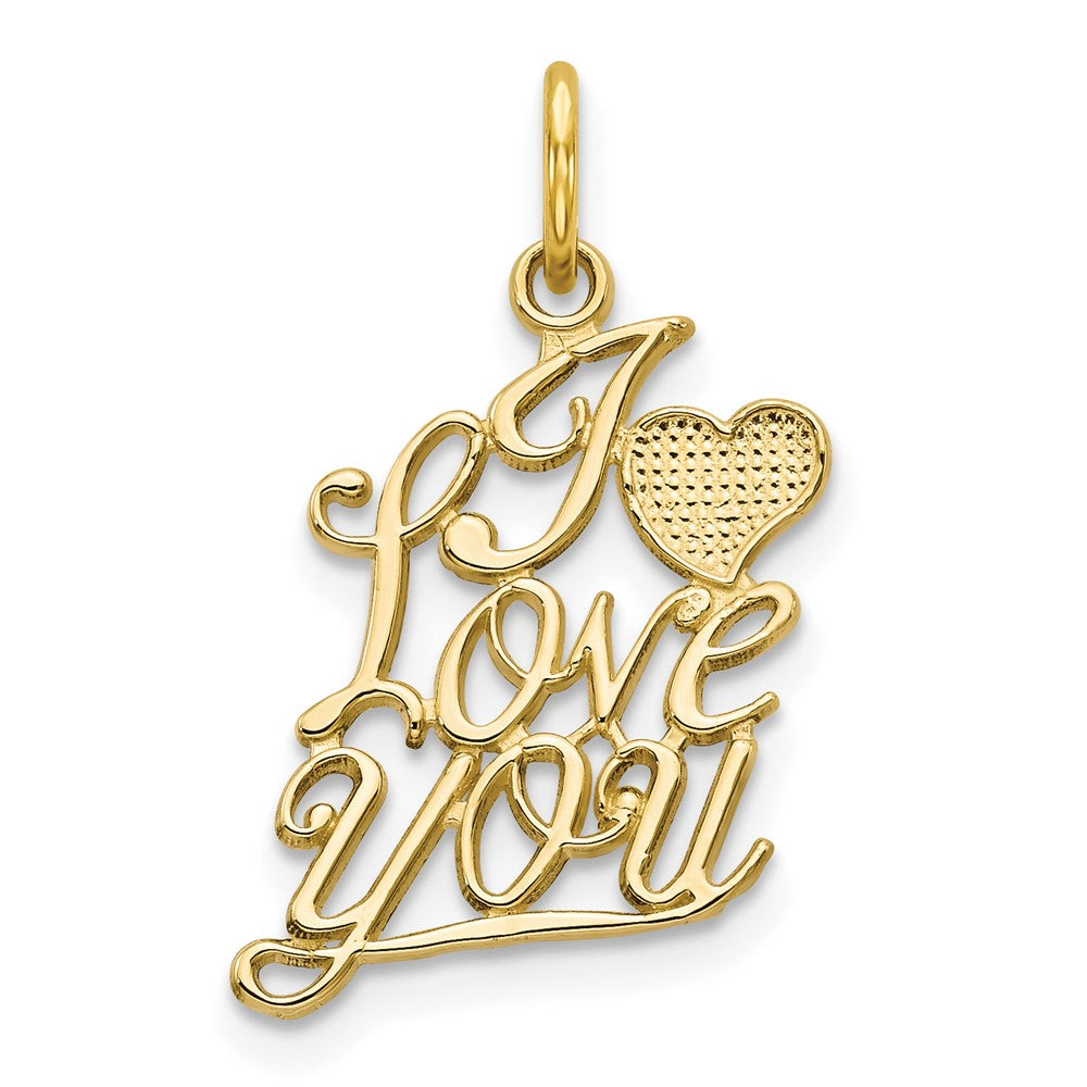 Dije "I Love You" en Oro Amarillo de 10K