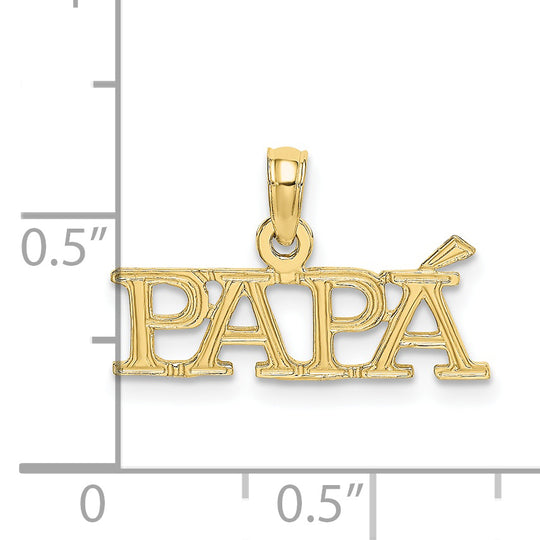 Dije Papà en Oro de 10k