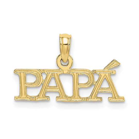 Dije Papà en Oro de 10k
