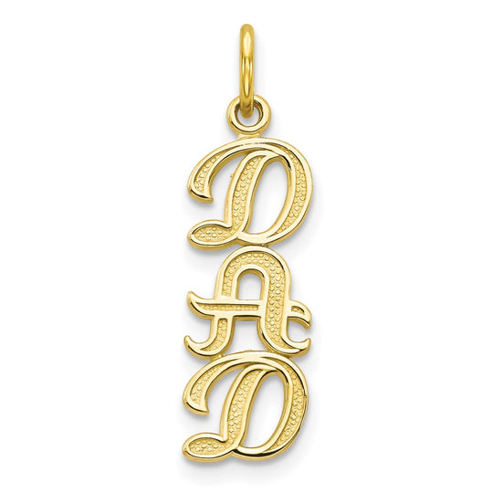Charm "Dad" en Oro Amarillo de 10K
