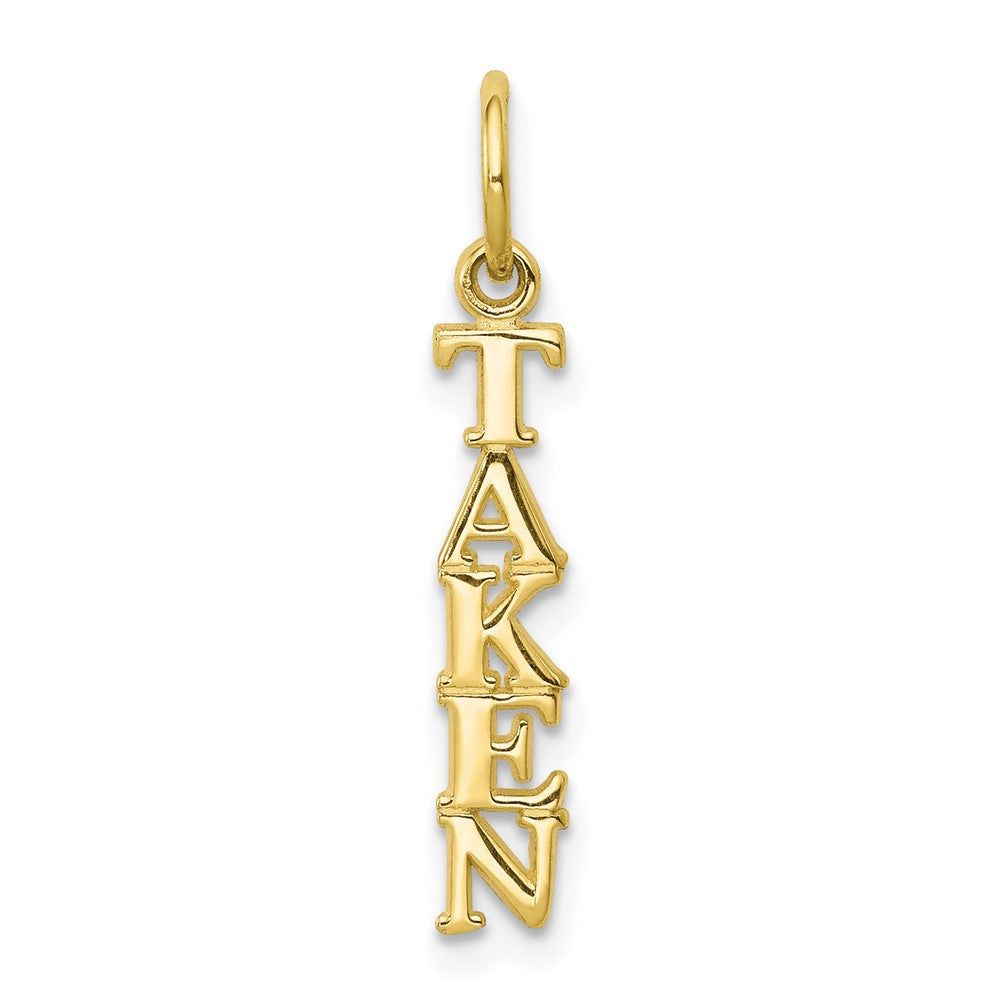 Colgante "Talking - TAKEN" en Oro Amarillo 10K