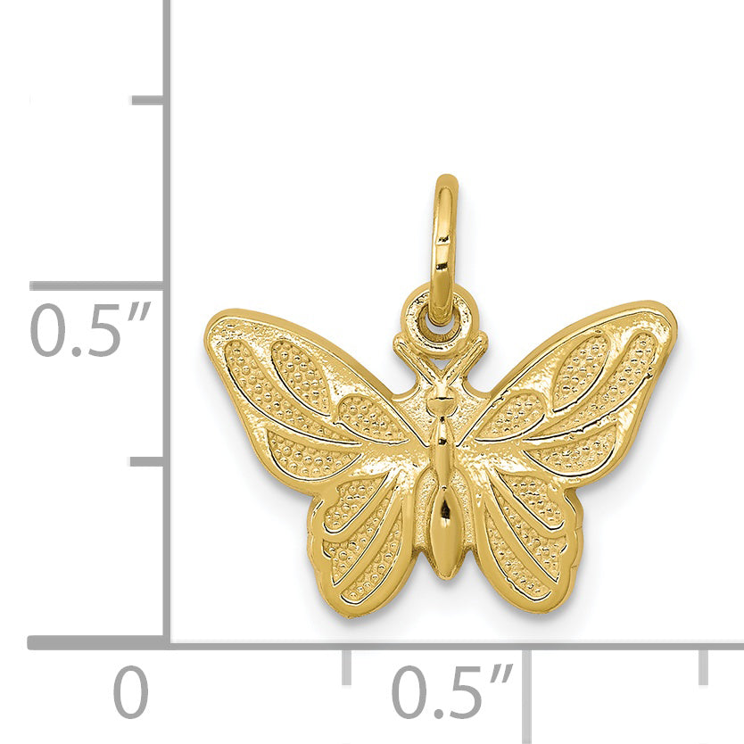 10k Butterfly Pendant