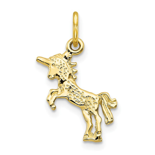 10K Gold Unicorn Pendant