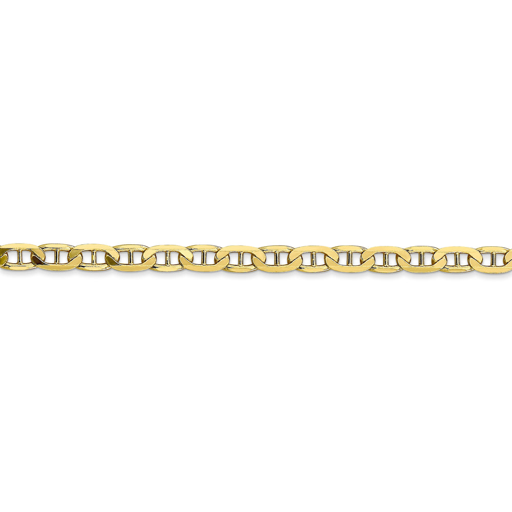 3.75mm Concave Anchor Chain in 10k Yellow Gold