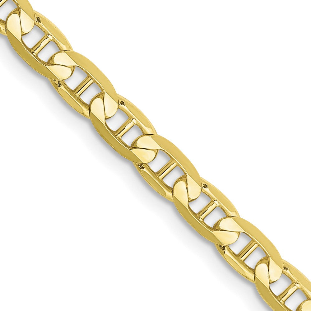 3.75mm Concave Anchor Chain in 10k Yellow Gold