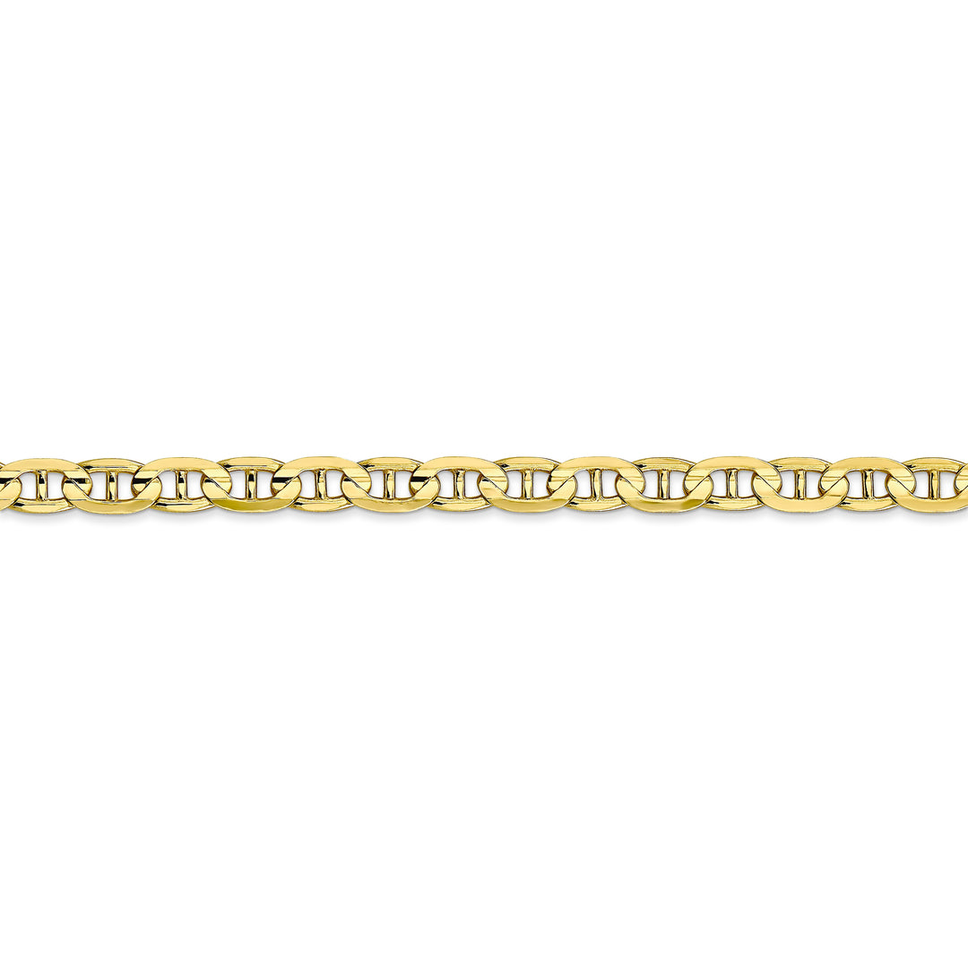 4.5mm Concave Anchor Chain in 10k Yellow Gold
