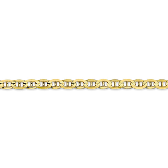 4.5mm Concave Anchor Chain in 10k Yellow Gold