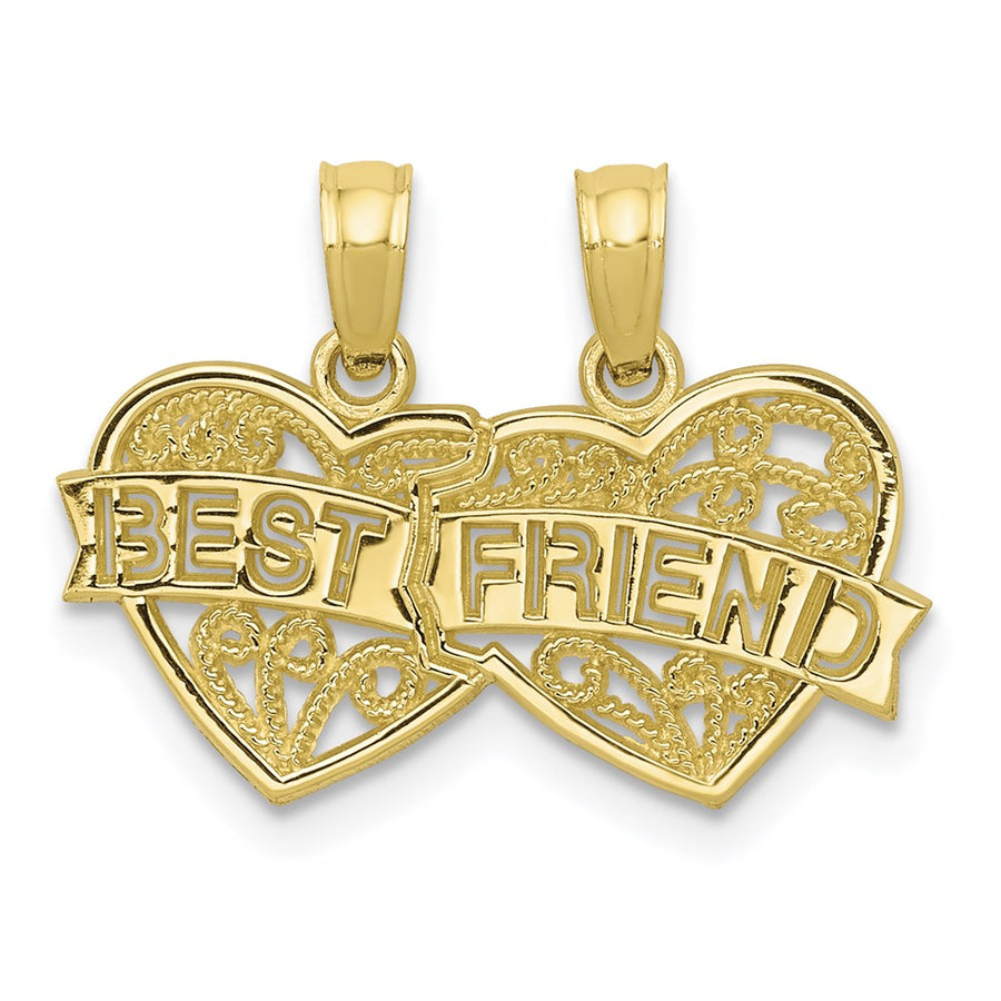 Dije "Best Friend" 2 Piezas Divisibles en Oro de 10k