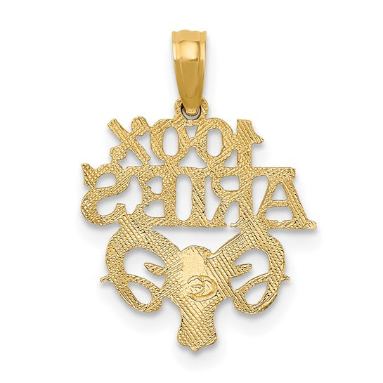Dije de Aries en Oro