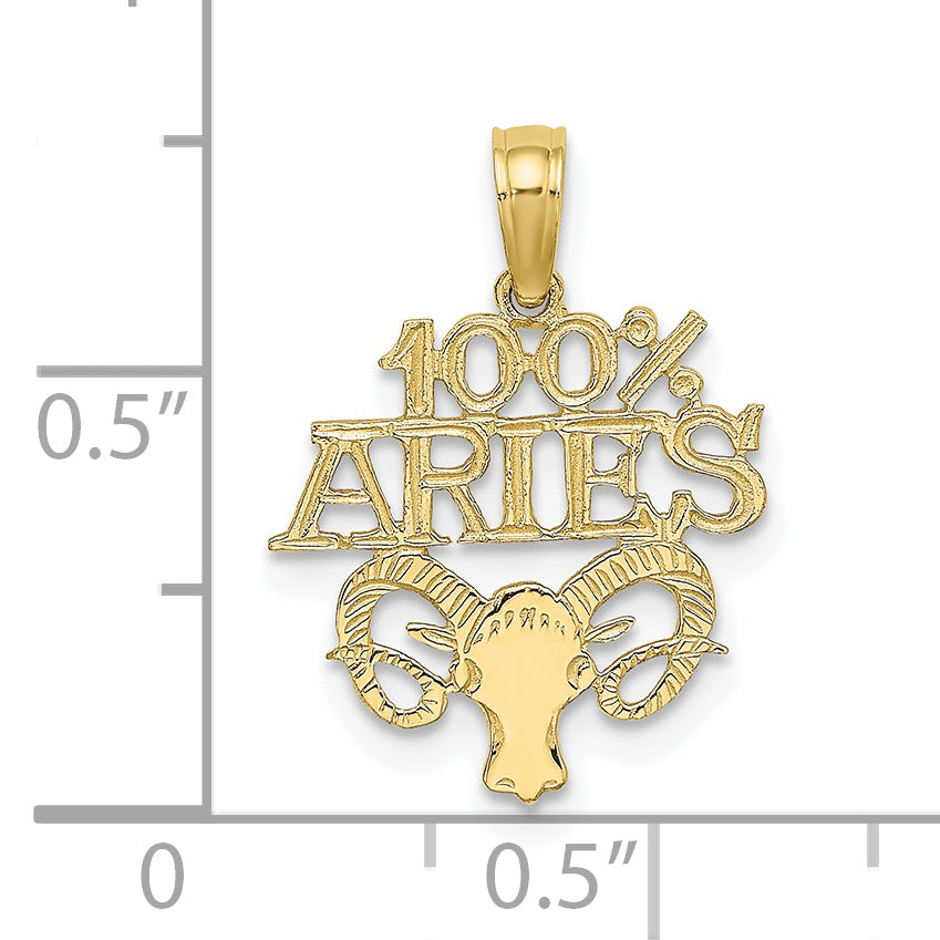 Dije de Aries en Oro