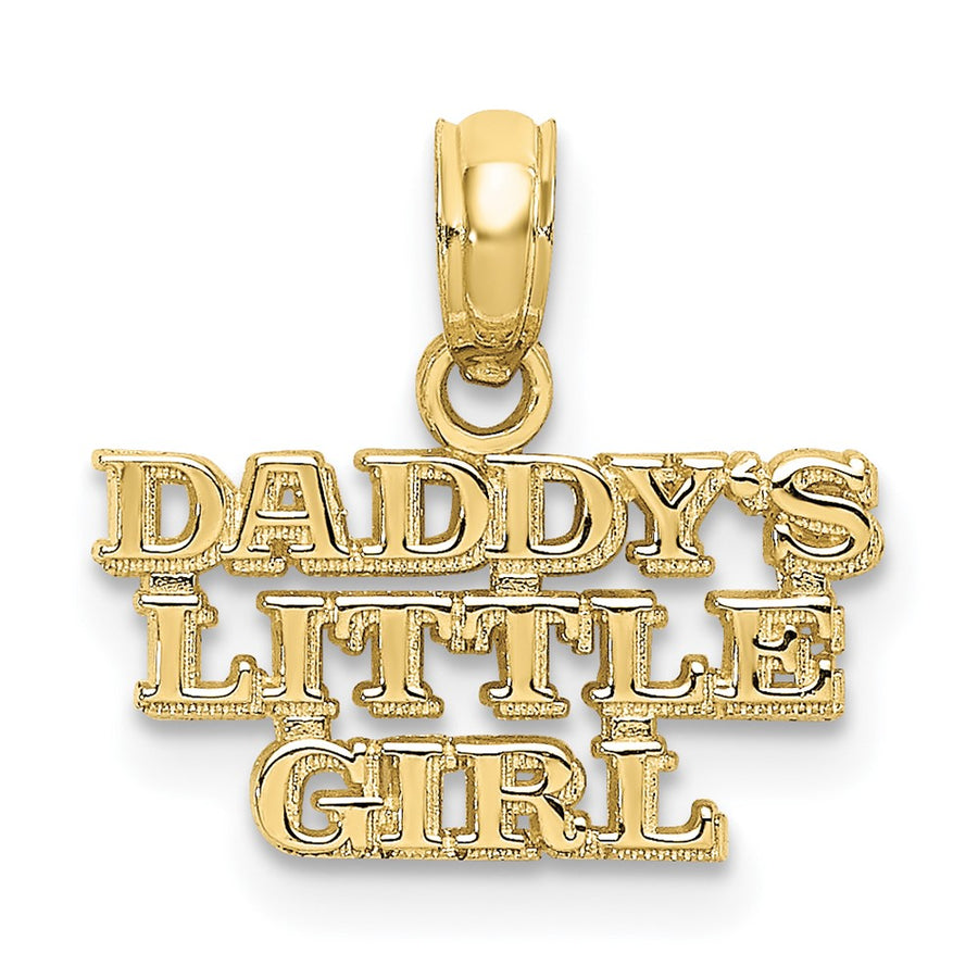 Dije Daddy's Little Girl en Oro Amarillo de 10k