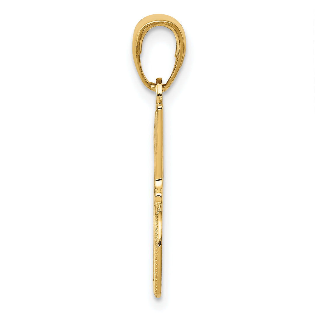 Charm "#1 Dad" en Oro Amarillo de 10K