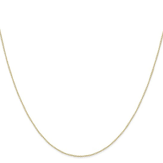 Cadena Curb Cardada de 0.42mm en Oro Amarillo de 10k (20 pulgadas)
