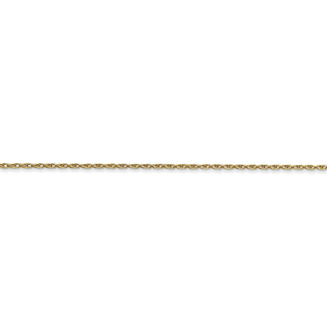 Cadena de Cable Trenzado (Rope) de 0.7 mm en Oro de 10k – 20 pulgadas
