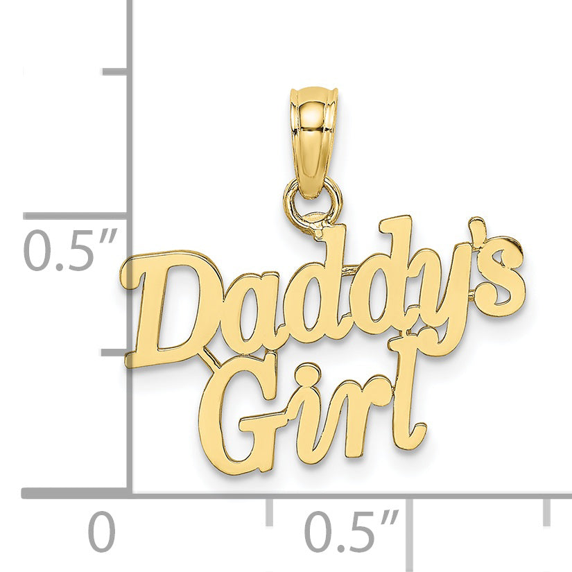 Dije "Daddy's Girl" en Oro de 10K