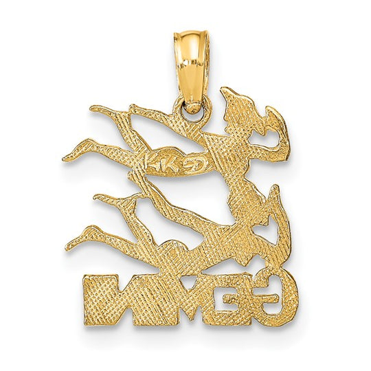 Dije de Zodiaco Géminis  de Oro Amarillo de 10k