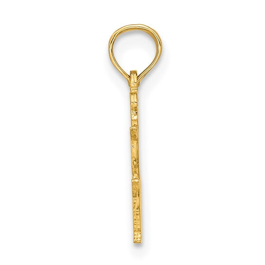 Dije del Zodiaco Virgo en Oro Amarillo de 10K