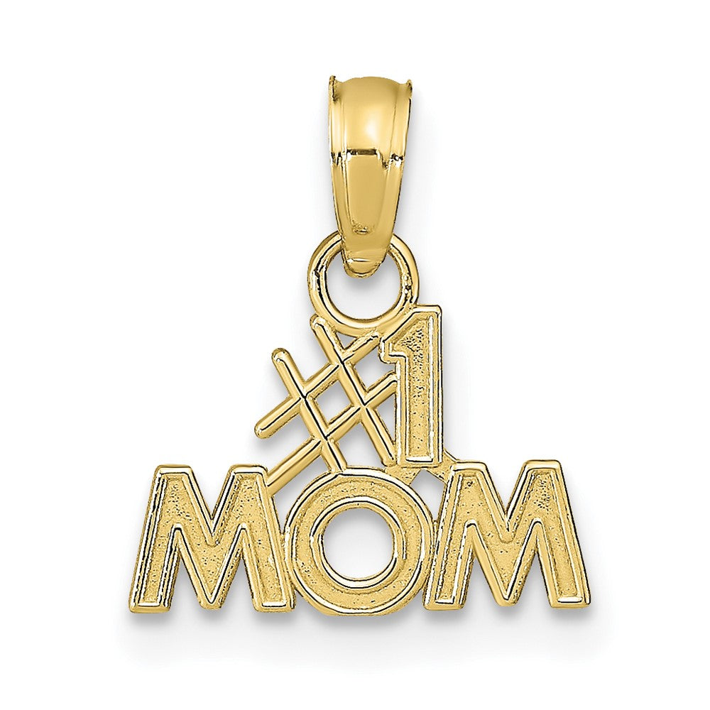 Dije de Mamá #1 en Oro de 10K Pulido