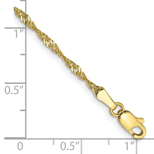 Cadena 10K 1.7mm Singapore