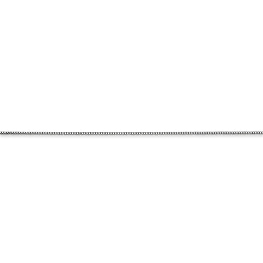 10k white gold 0.5mm box chain