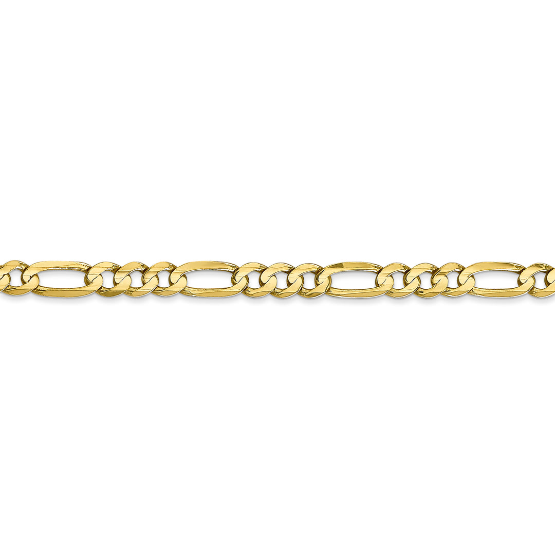 10k 4.5mm Concave Open Figaro Chain