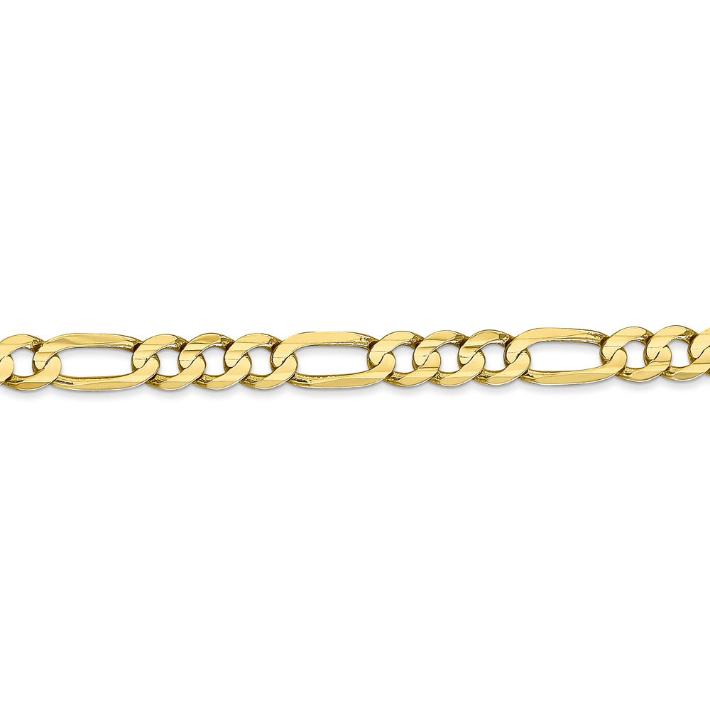 10k 5.5mm Concave Open Figaro Chain