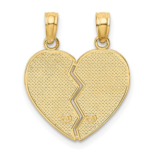 Dije de Madre e Hija en Oro de 10K Esmaltado