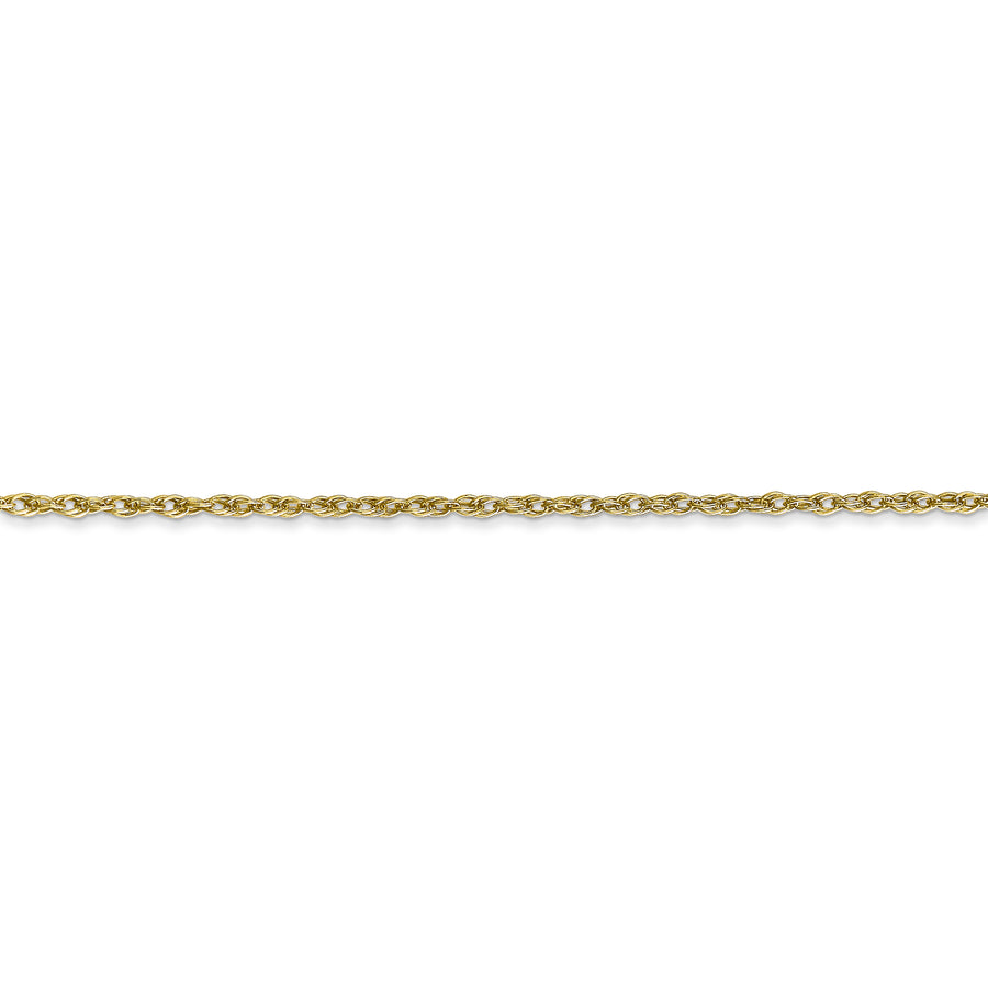 Cadena de cuerda para bebé pesada de 10k y 1,3 mm