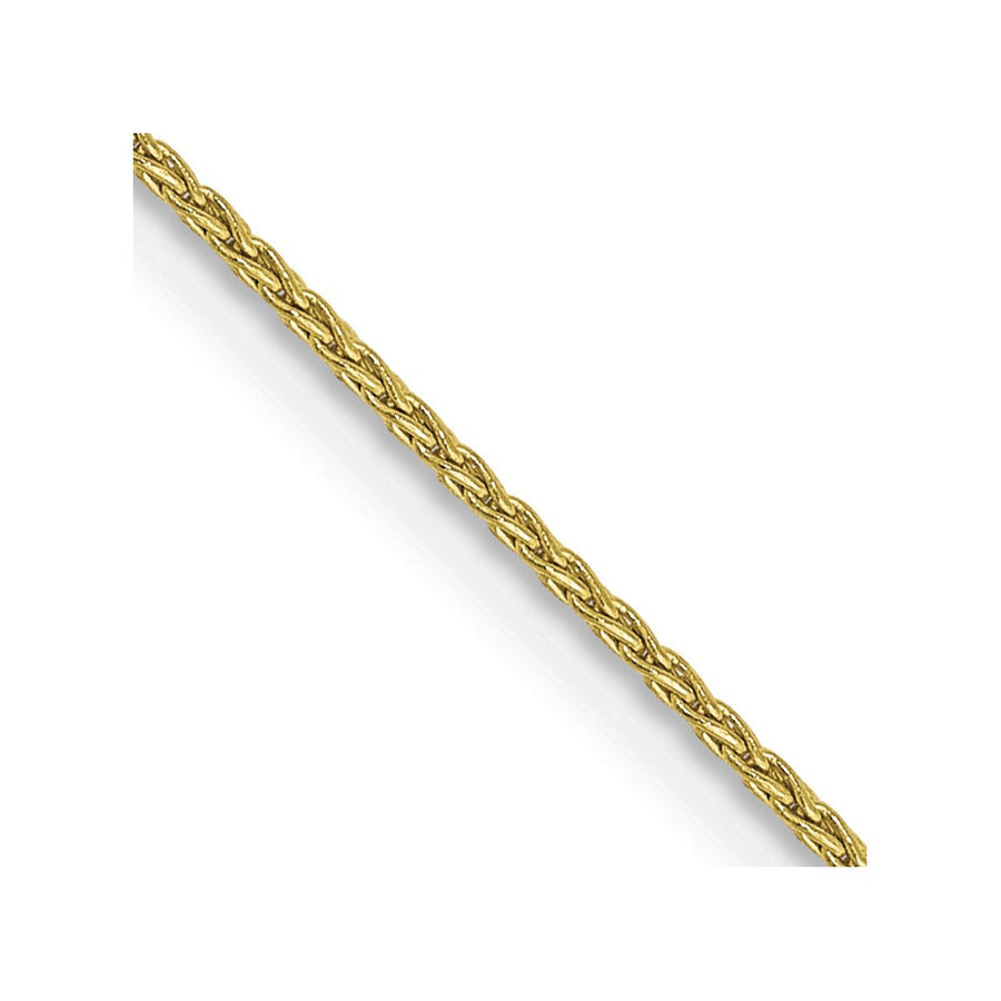 Cadena de trigo parisina de 10k y 1,0 mm