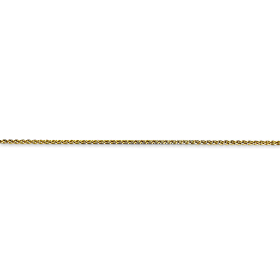 Cadena de trigo parisina de 10 k y 1,2 mm